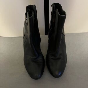 Anne Klein Classic Black Ankle Boots
